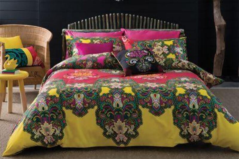Nyasha bed linen. Courtesy of Kas Australia