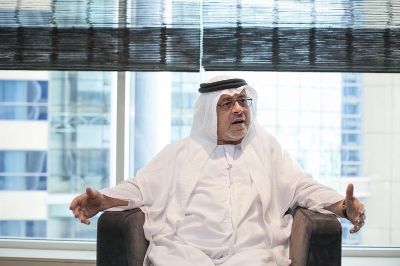 Hussain Al Nowais, chairman of Khalifa Fund, said the fund plans to launch a mobile platform from which the fund’s services can be accessed. Mona Al Marzooqi / The National