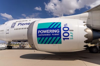 Rolls-Royce aims to eventually operate aero engines with sustainable aviation fuel.  Photo: Rolls-Royce