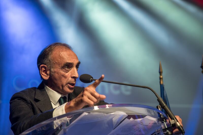 Right-wing French polemicist Eric Zemmour. EPA