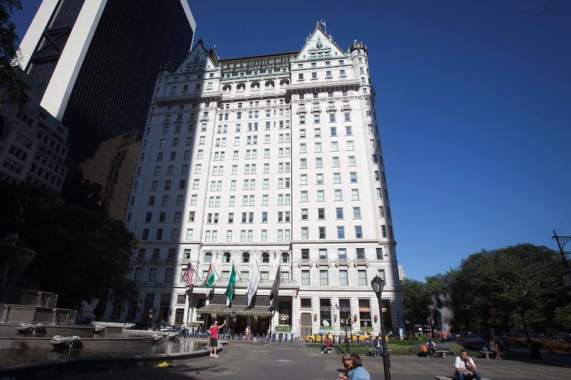 A general view of the Plaza Hotel in New York, New York, U.S. August 18, 2014.  REUTERS/Carlo Allegri/File Photo - TM3EC7C194001