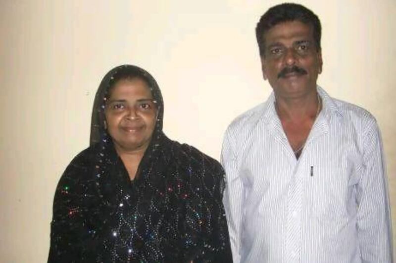 Segu Mohammed Bisthamy, seen with his wife Raisa, is among the 15 MV Albedo crew still being held captive.