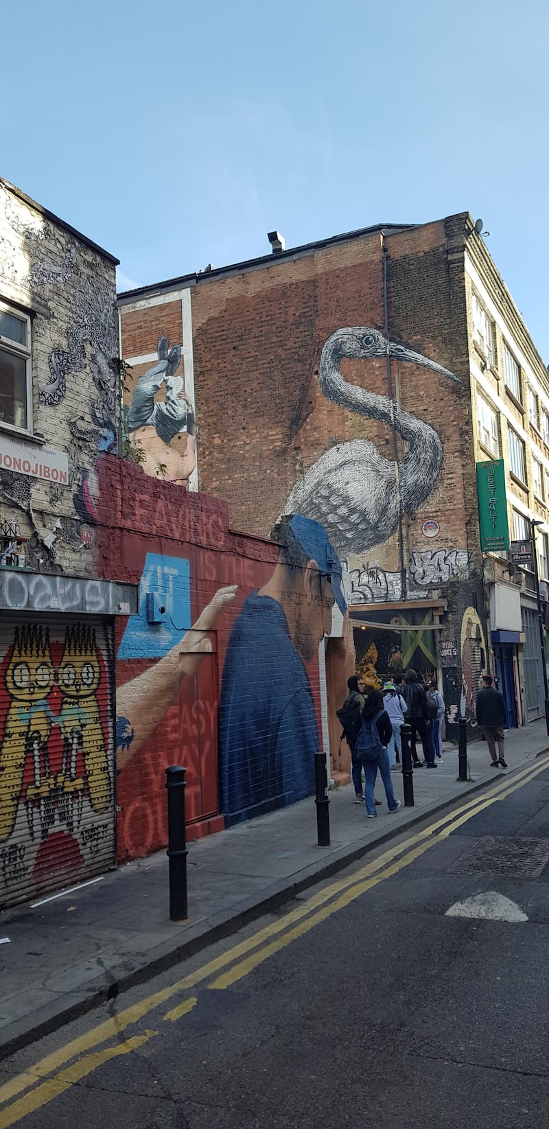 A spectacular bird painted by ROA from Belgium. Photo by Rosemary Behan
