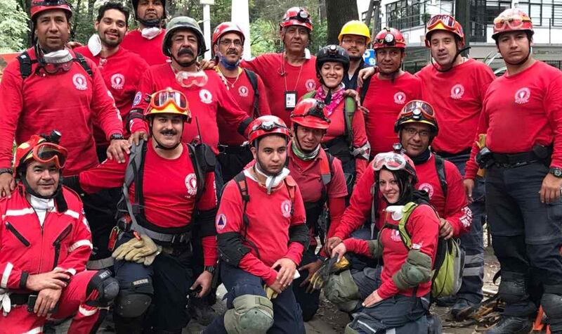 Mexican volunteer rescue team Los Topos was formed in 1985 after an 8.1-magnitude earthquake struck Mexico City in 1985. Photo: Topos