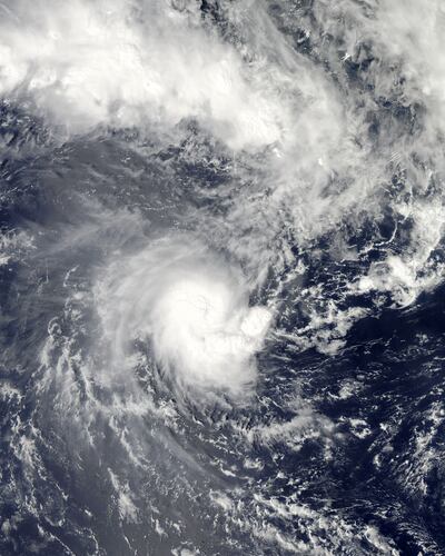 Tropical Cyclone Evan as it passed over Samoa in 2012.  Photo: Nasa