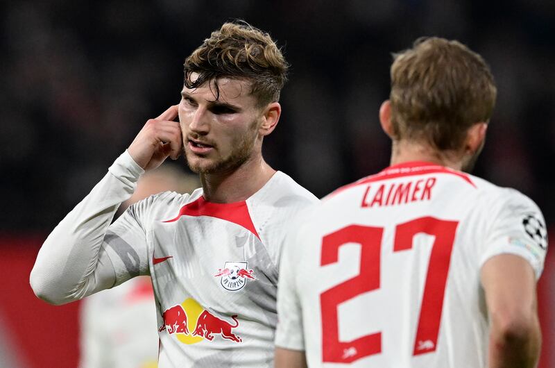 Timo Werner 6: Former Chelsea attacker had Leipzig’s first attempt on goal in first-half injury-time with shot that was easily saved and Leipzig would have wanted far more threat in opposition penalty area from the German international. EPA