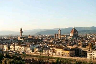 Florence in Italy is a centre of Renaissance art and architecture. Getty Images
