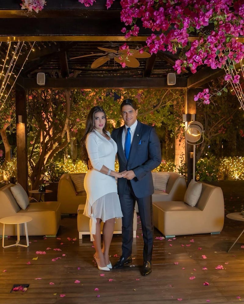 Yasmine Sabri and Ahmed Abou Hashima are believed to have tied the knot this weekend. Yasmine Sabri / Instagram