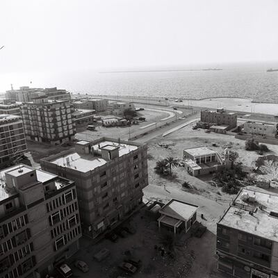 This aerial photograph was taken in the mid-1970s but the Corniche is well under way by this stage. Courtesy: Ron McCulloch
