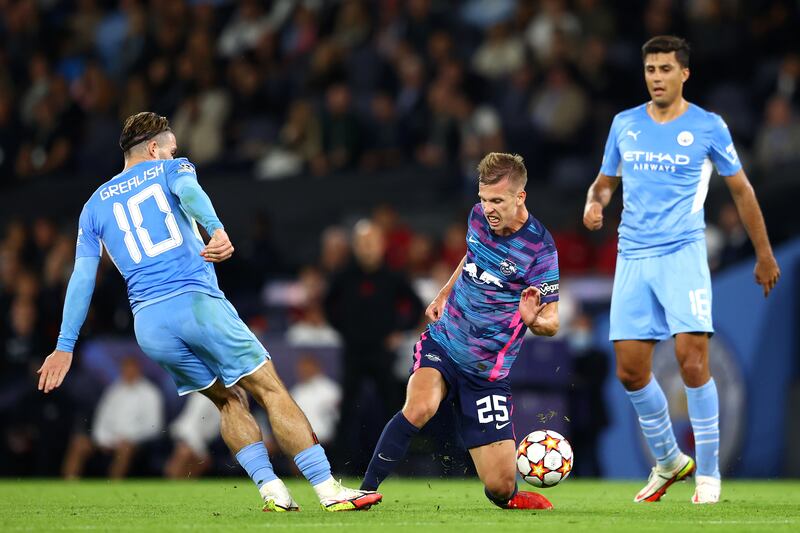 Dani Olmo – 7. He had a nice attempt on the volley which finished over the bar, but his highlight was an assist for Nkunku’s second. Getty Images