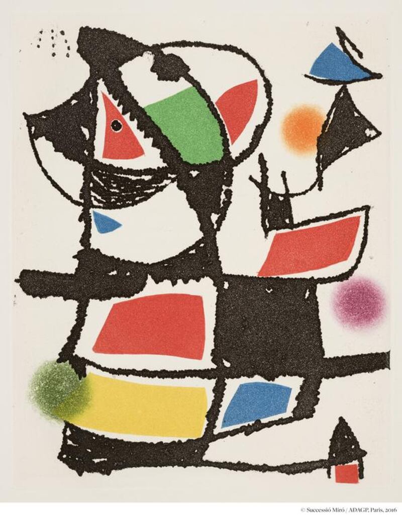 Le Marteau sans Maître by Miro. 

 Courtesy Succession Picasso; Succession Miro / ADAGP