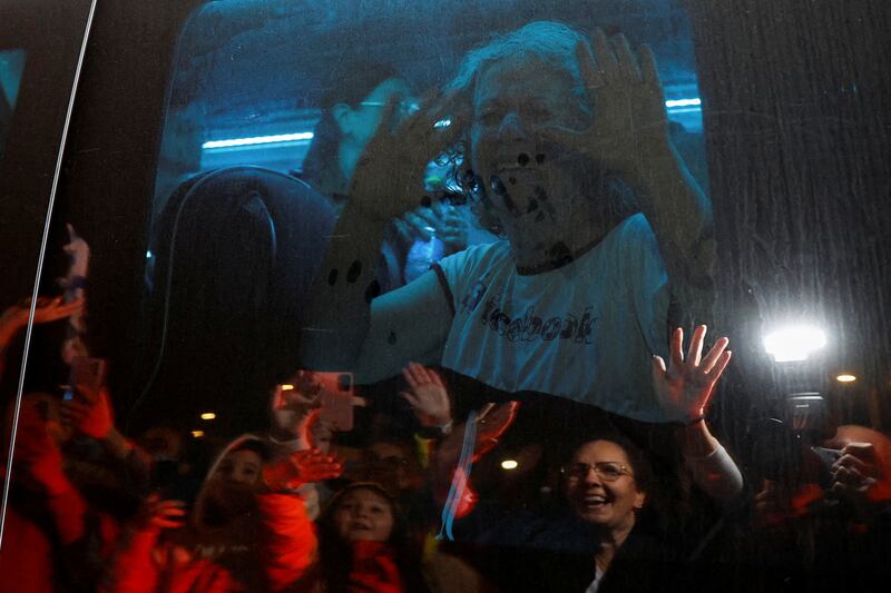 Aviva Adrienne Siegel, 62, who was released after being taken hostage during the October 7 attack by Hamas. Reuters