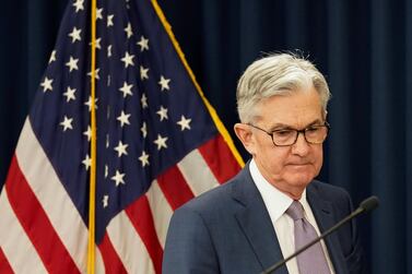 US Federal Reserve chairman Jerome Powell. Reuters