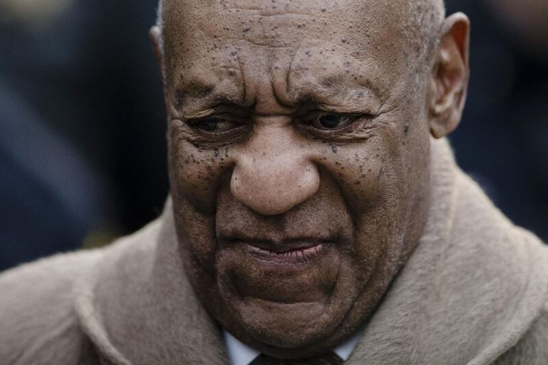 Bill Cosby departs after a pretrial hearing in his sexual assault case at the Montgomery County Courthouse in Norristown, Tuesday, Dec. 13, 2016. Threatening to call in sheriff's deputies, a judge repeatedly admonished lawyers on both sides of Bill Cosby's sexual assault case Tuesday during a high-stakes hearing that will determine whether prosecutors can call as many as 13 accusers as trial witnesses. (AP Photo/Matt Rourke)