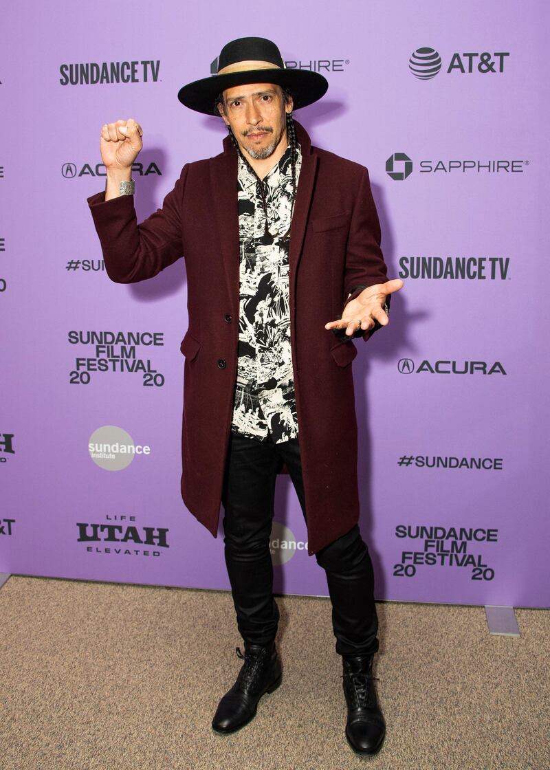 Writer Marco Villalobos attends the premiere of 'The Last Thing He Wanted' at the 2020 Sundance Film Festival. AP