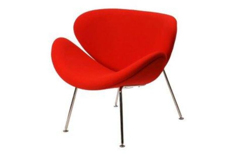 Pierre Paulin Orange Slice Chair. Photo Courtesy French Style.