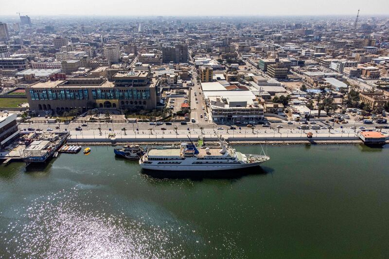 The Basrah Breeze has a secret corridor leading to a submarine, offering an escape route