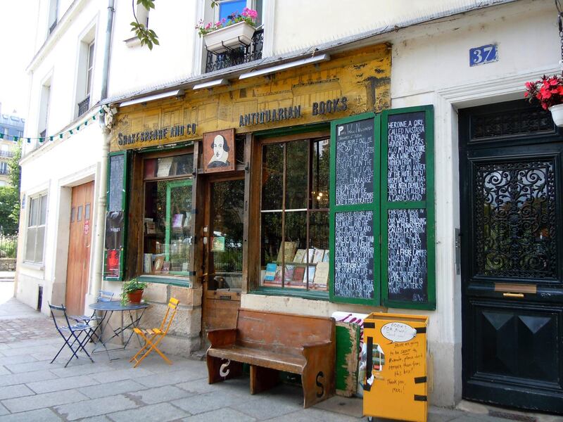 Shakespeare And Co, Book Store, Paris, France. (Photo by Education Images/Universal Images Group via Getty Images)