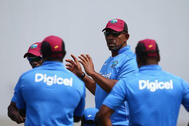 Phil Simmons is back as West Indies coach,during the West Indies nets session at the Sir Vivian Richards Stadium on April 11, 2015 in Antigua, Antigua and Barbuda. (Photo by Michael Steele/Getty Images)