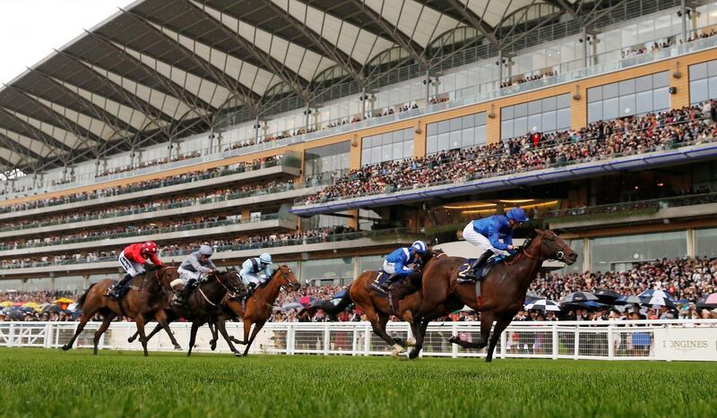 James Doyle riding Blue Point wins the King's Stand Stakes on Day 1 of Royal Ascot. Reuters