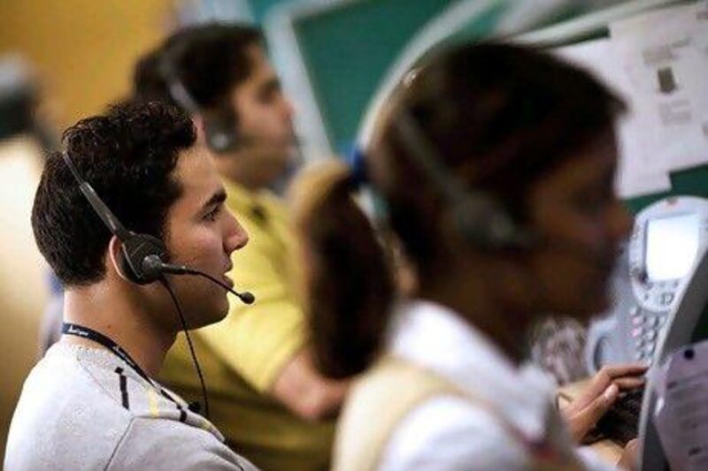 Outsourcing call centres does no good when customers cannot understand the person assisting them. AFP