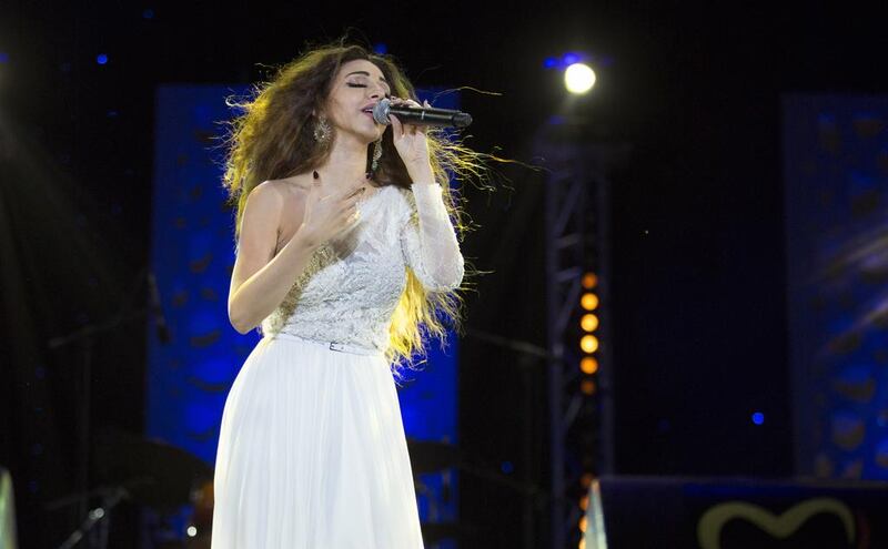 Myriam Fares, who is working on her sixth album, says she has no plans to collaborate with international acts. Photo by Wahid Tajani