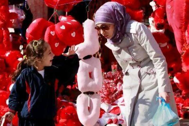 In a departure from the harshness of its recent past, Baghdad is happily embracing Valentine’s Day.