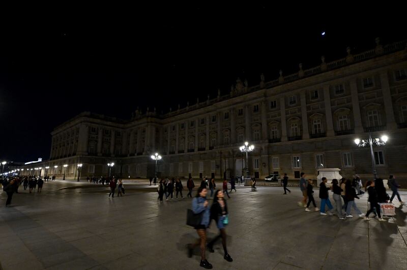 The Palacio Real in Madrid. AFP