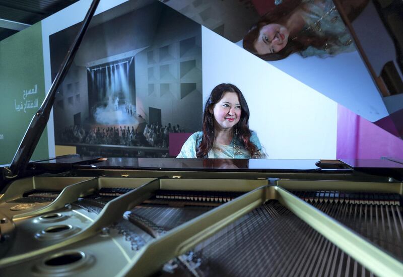 Abu Dhabi, U.A.E., December 17, 2018.  Pianist, Julia PodsekaevaVictor Besa / The NationalSection:  A&LReporter:  Melissa Gronlund