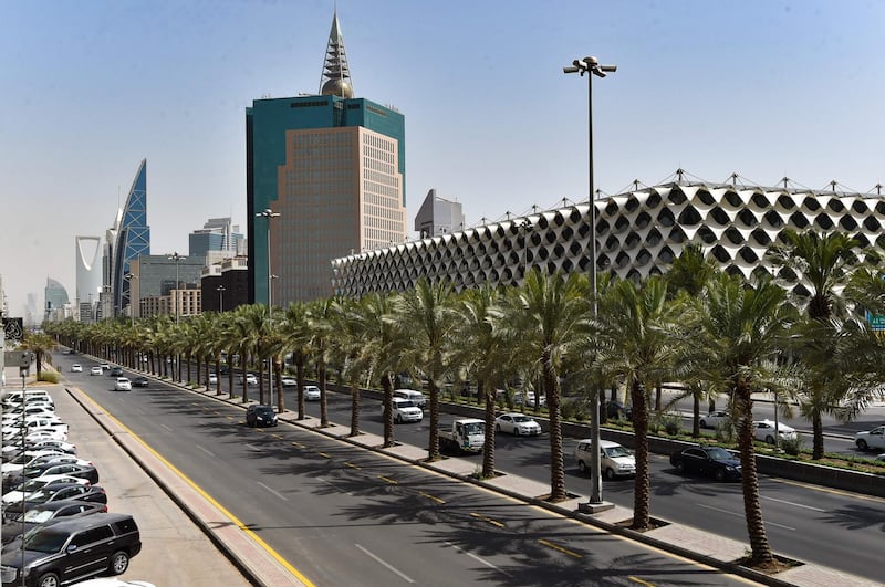 Cars drive along King Fahad boulevard after the authorities eased some of the lockdown measures that had been imposed in a bid to slow down the spread of the novel coronavirus, in the Saudi capital Riyadh.   AFP