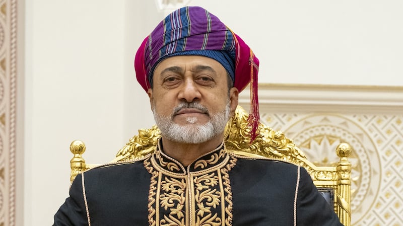 Sultan Haitham of Oman will visit the Emirates on Monday. UAE Presidential Court
