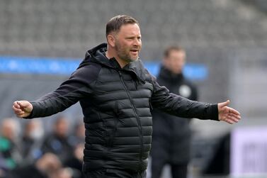 Hertha Berlin manager Pal Dardai is among the four members of staff to return positive coronavirus tests on Thursday. AFP