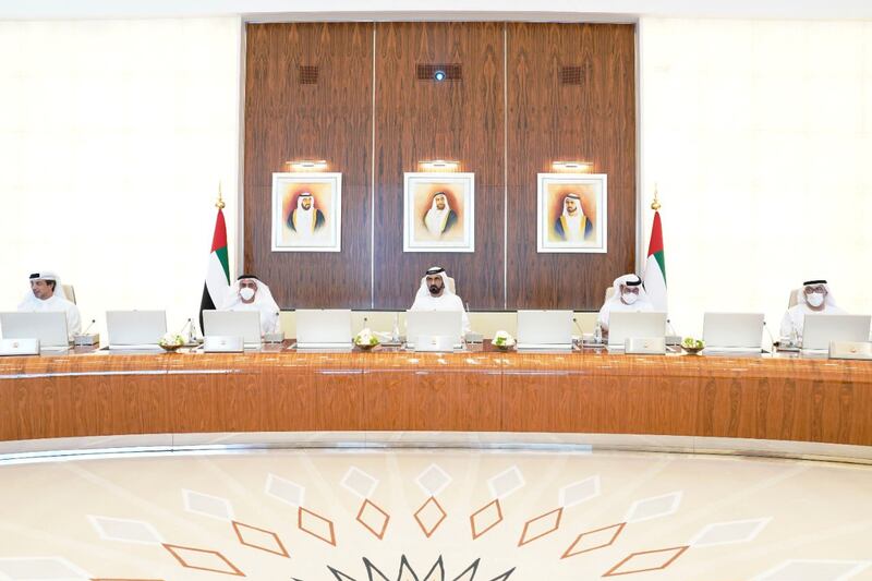 Also discussed during the meeting was the UAE Gender Balance Council led by Sheikha Manal bint Mohammed.  A restructuring of the council was approved, as was the appointment of 11 new federal court judges.
