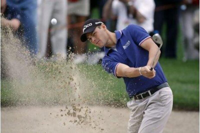 Martin Kaymer in action in Abu Dhabi at the weekend on the way to winning the tournament by eight shots.
