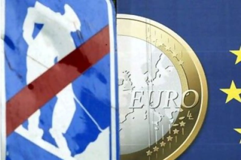 UBS sees a euro correction as it bets that the European Central Bank will start unwinding its stimulus slower than the market expects. Francois Lenoir / Reuters