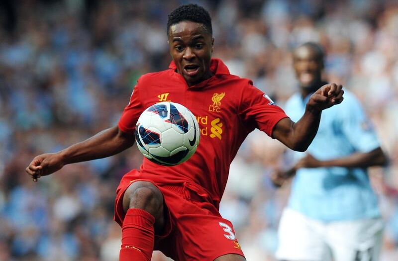 Liverpool's midfielder Raheem Sterling, 19, played for England at the World Cup and despite the team's early exit, Sterling said the expiernece was a learning curve for him. AFP PHOTO/PAUL ELLIS 