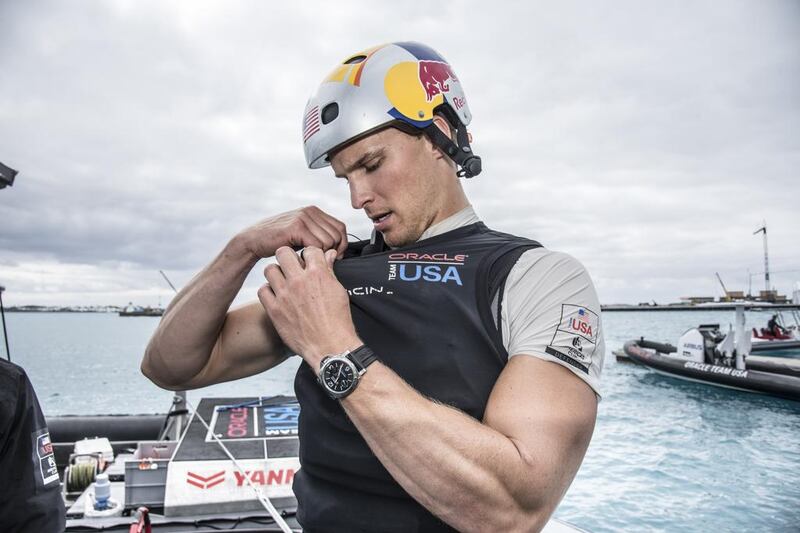 The maximum average weight per sailor who participates in the America's Cup is 87.5 kilograms, and team members must weigh in and weigh out every Monday and Friday. Photo by Sam Greenfield