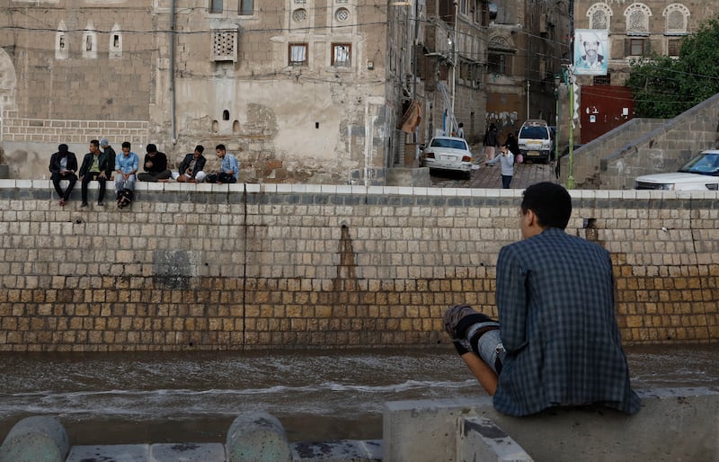 A street scene in the old city of Sanaa, Yemen, March 22, 2022. EPA