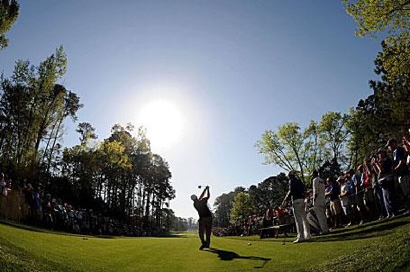 The beautiful Augusta course has been lengthened considerably to its present 7,435 yards.