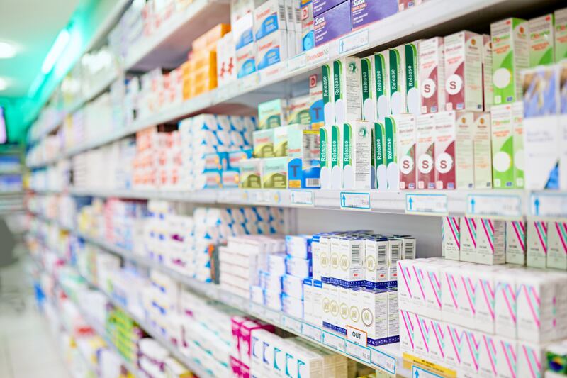 The Ministry of Health and Prevention said it will work with local health authorities to more closely supervise and inspect pharmacies across the UAE. Getty