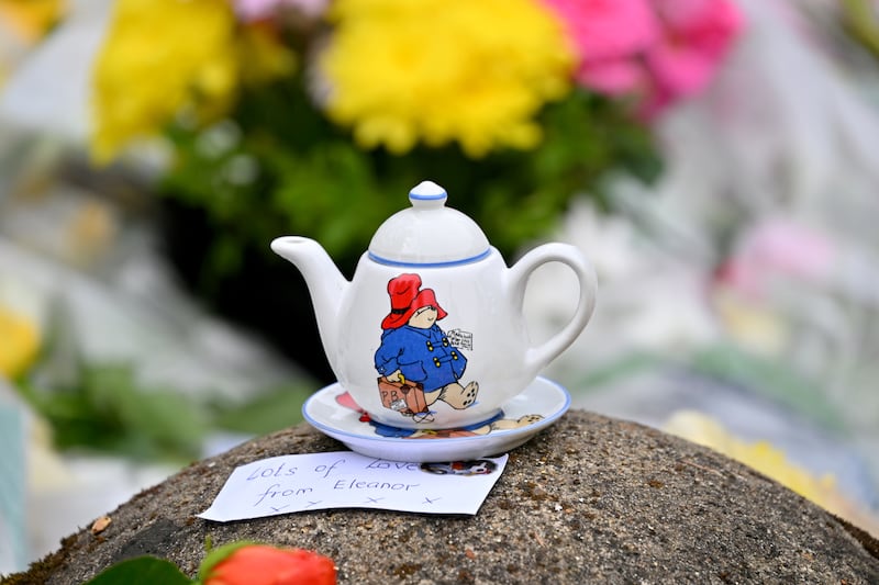 A Paddington Bear teapot at the Sandringham Estate. EPA