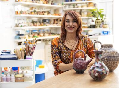 Homa Vafaie-Farley founded Abu Dhabi Pottery Establishment in 1994. Photo: Department of Culture and Tourism - Abu Dhabi