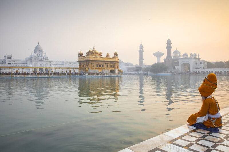 The Golden Temple, also known as Sri Harmandir Sahib, in Amritsar is said to attract more visitors per day than the Taj Mahal. Getty Images