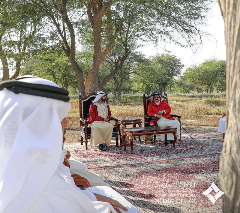 Sheikh Mohammed bin Rashid met with King Hamad bin Isa Al Khalifa of Bahrain. Dubai Media Office