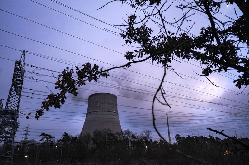 Germany is heading into winter with its last three nuclear plants scheduled for closure in December. AFP