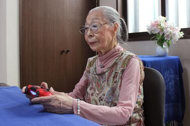 Hamako Mori is known as Japan's "Gamer Grandma". AFP