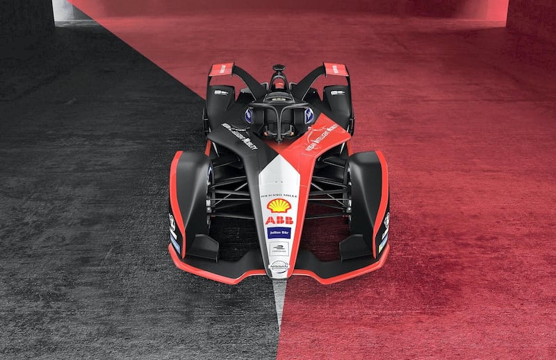 Nissan's Formula E racecar waits for its moment