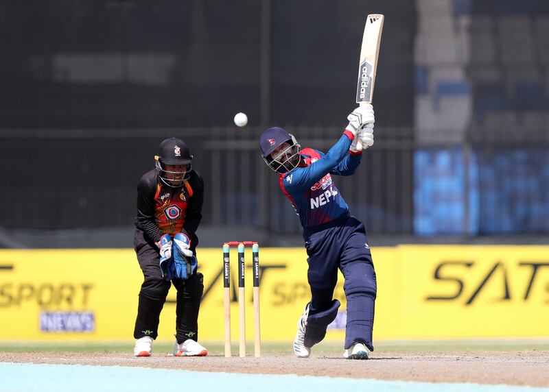 Dipendra Singh Airee - Nepal: Set a record that might never be broken when he hit the fastest T20I half century in just nine balls against Mongolia in the Asian Games last month. Chris Whiteoak / The National