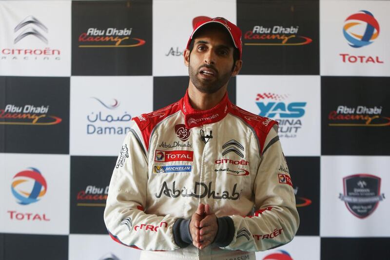 Sheikh Khalid Al Qassimi is optimistic about Team Abu Dhabi Citroen’s chances of faring well in this year’s World Rally Championship. Fatima Al Marzooqi / The National