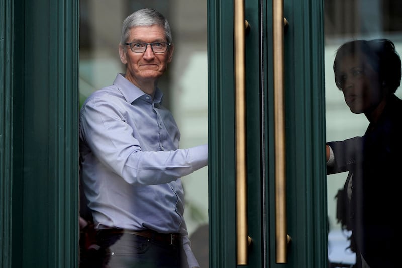 Apple chief executive Tim Cook. Reuters